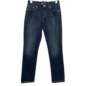 Levi's Denim Jeans Women's Size 28W x 30L Blue Mid Rise Skinny With 5 Pockets